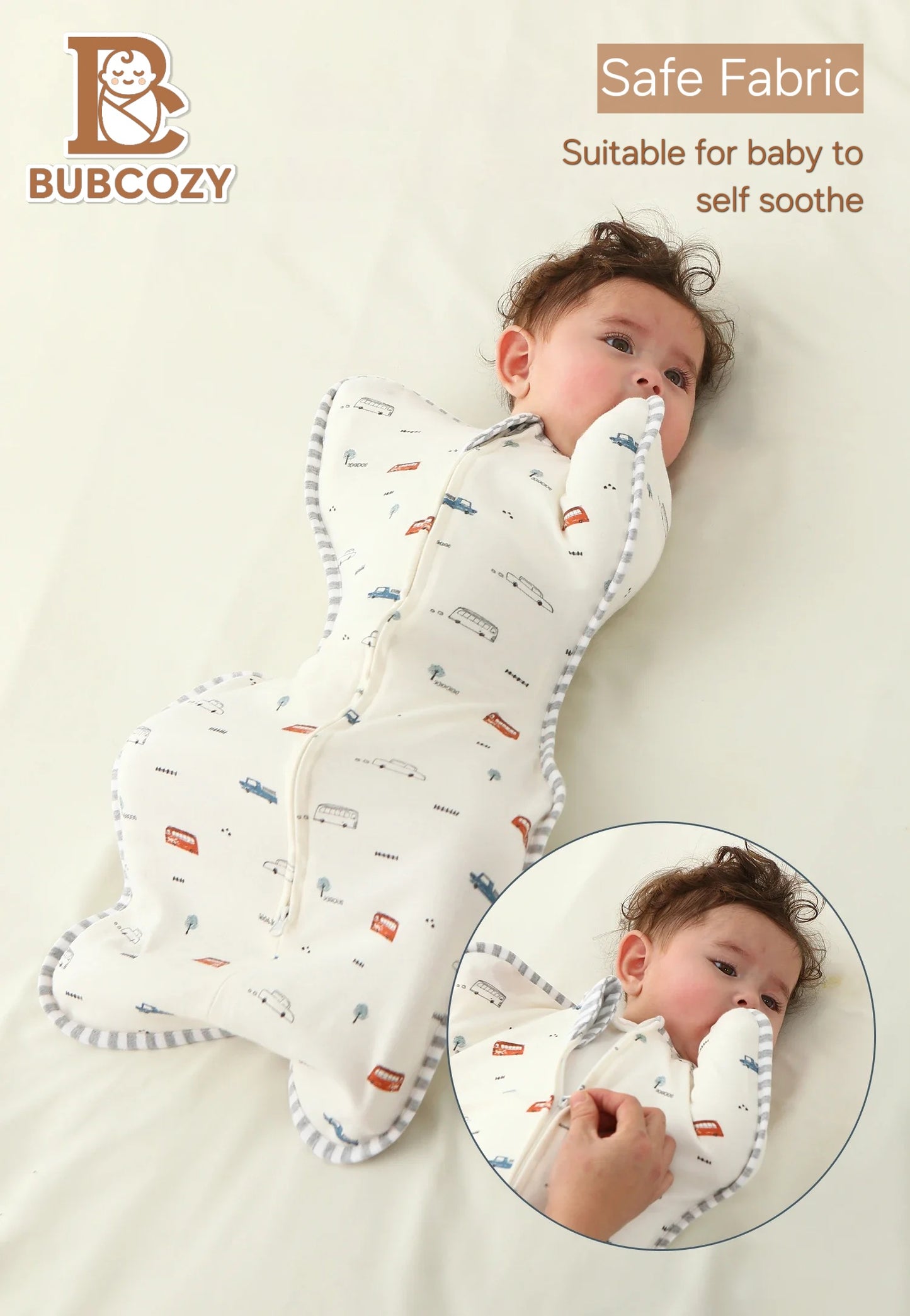 Bubcozy Insular Baby Sleeping Bag Pure Cotton 4 Seasons