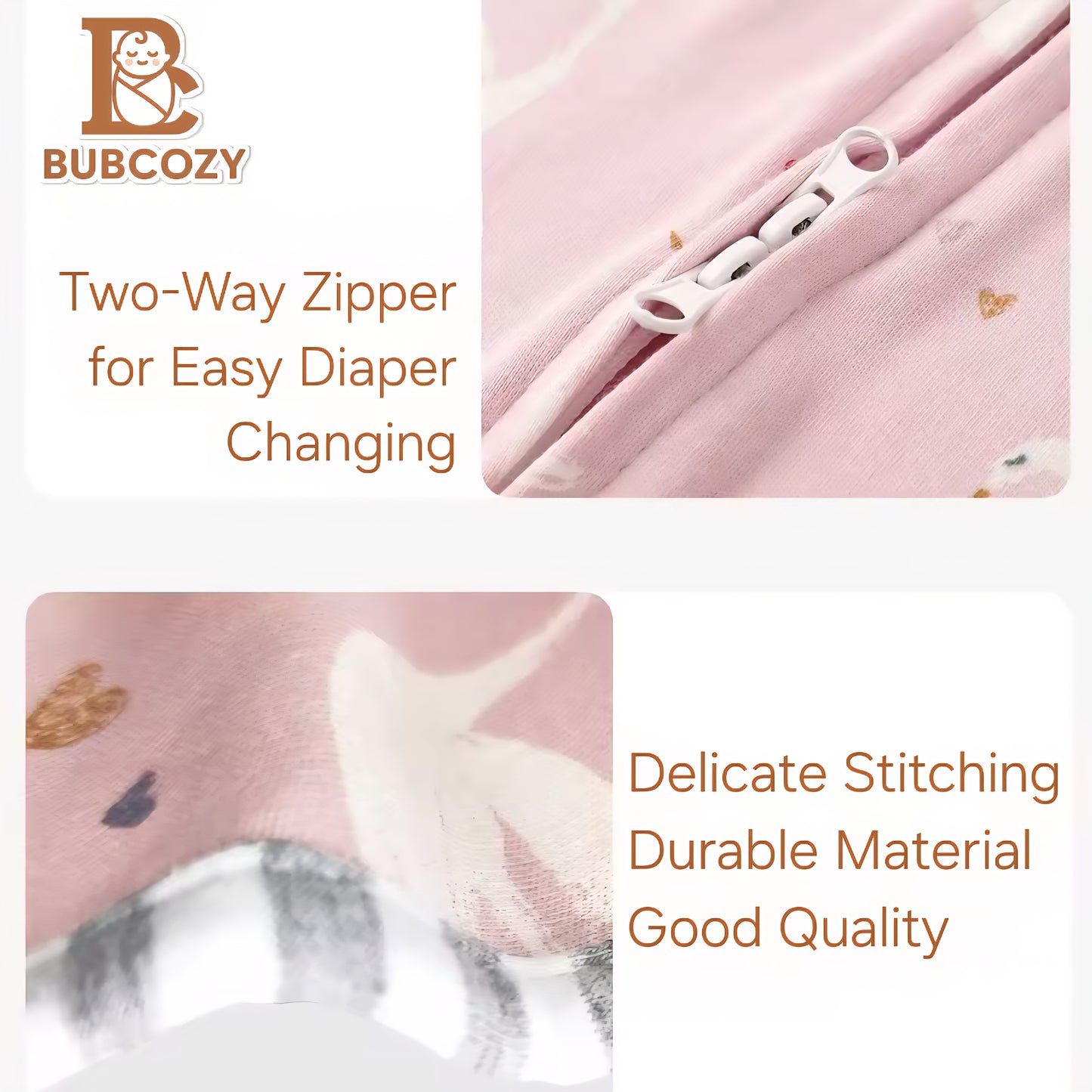 Bubcozy Insular Baby Sleeping Bag Pure Cotton 4 Seasons