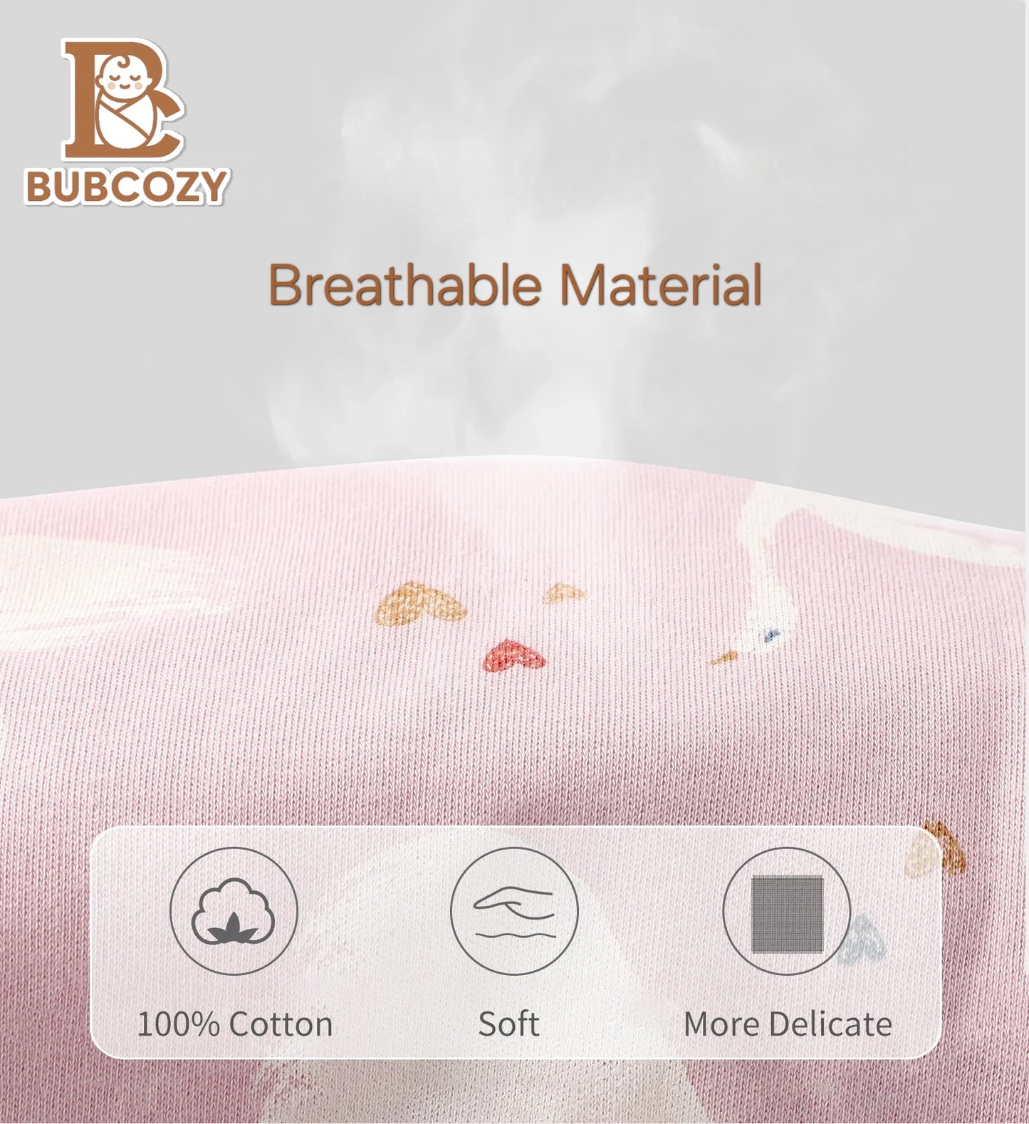 Bubcozy Insular Baby Sleeping Bag Pure Cotton 4 Seasons